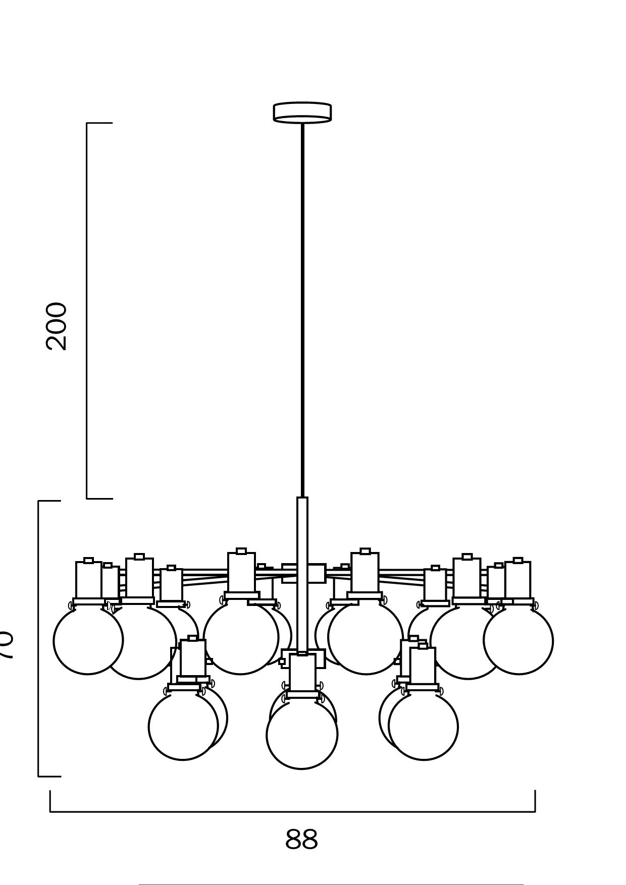 Telbix Lighting: ESCODA 18LT PENDANT