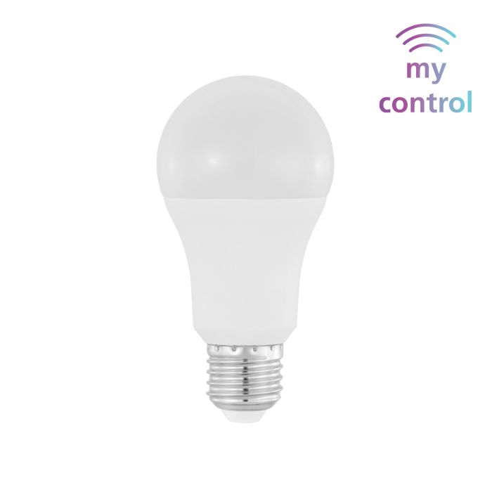 Eglo MY CONTROL 9W E27 RGB+CCT DIM LED A60 OPAL Globe