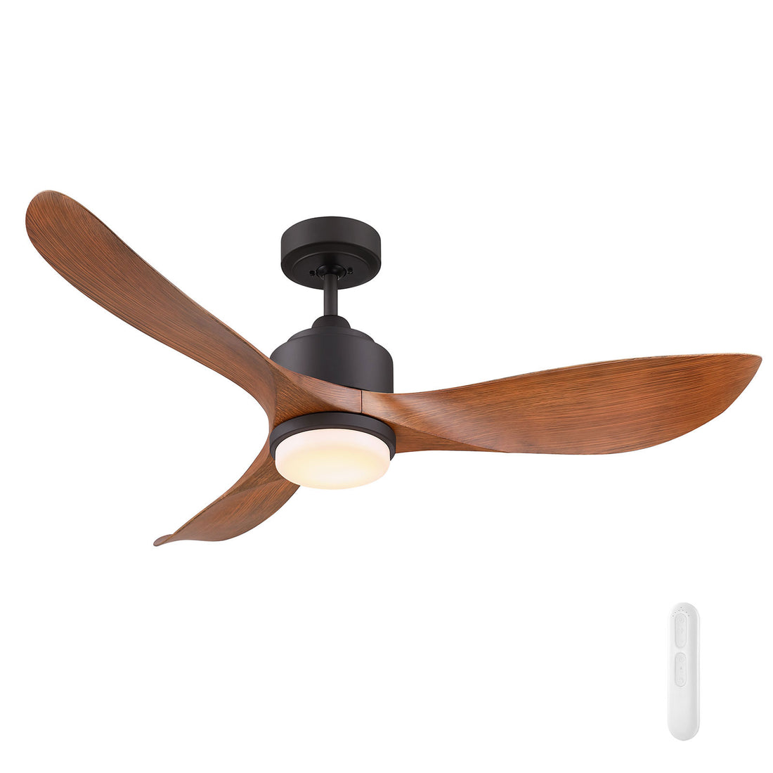 Mercator Lighting Eagle II Lite 122cm DC Ceiling Fan with Remote and LED Light