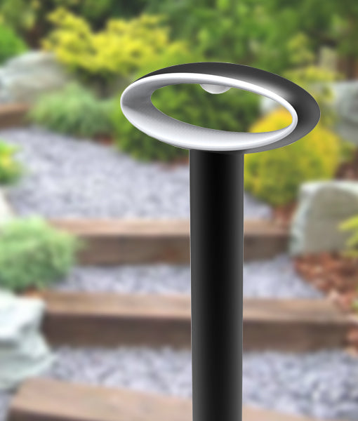 CLA Horus LED Surface Mounted Open Oval Bollard Light
