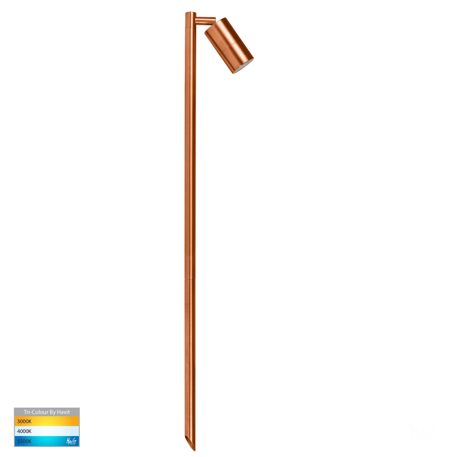 Havit Tivah TRI Colour Single Adjustable LED Bollard Spike Light