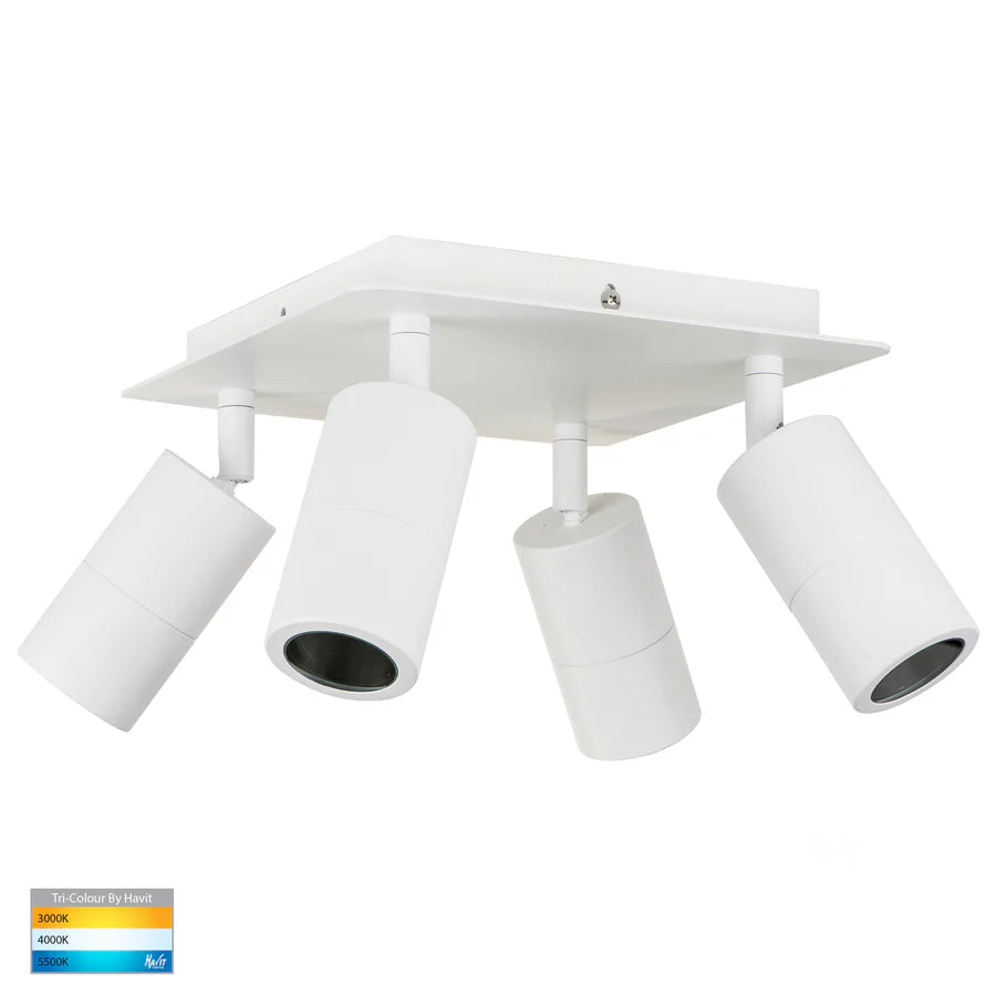 Havit Tivah 4 Light TRI Colour LED Square Plate