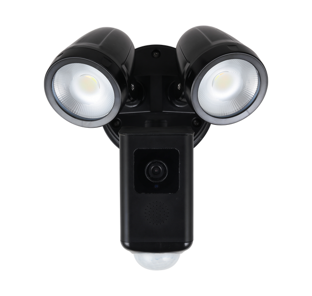 Lawell Lighting Lin Twin Spotlight with Camera & Sensor