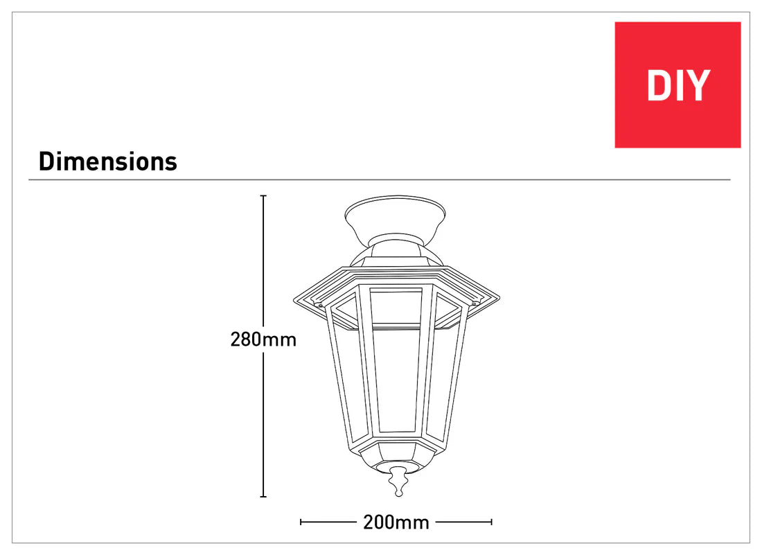 Mercator Tilbury DIY Shade Coach Light