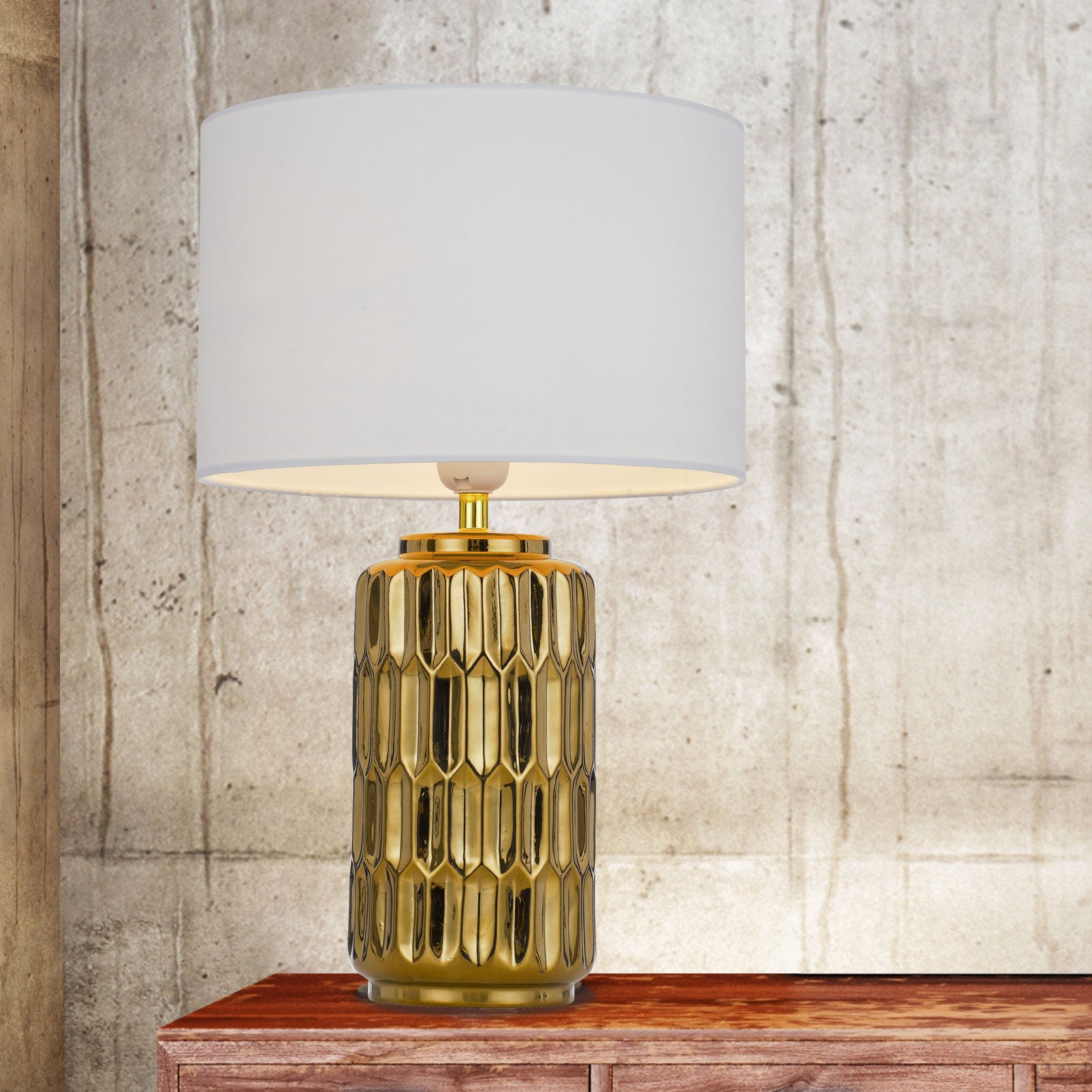 Telbix Lighting : NISHA CERAMIC TABLE LAMP
