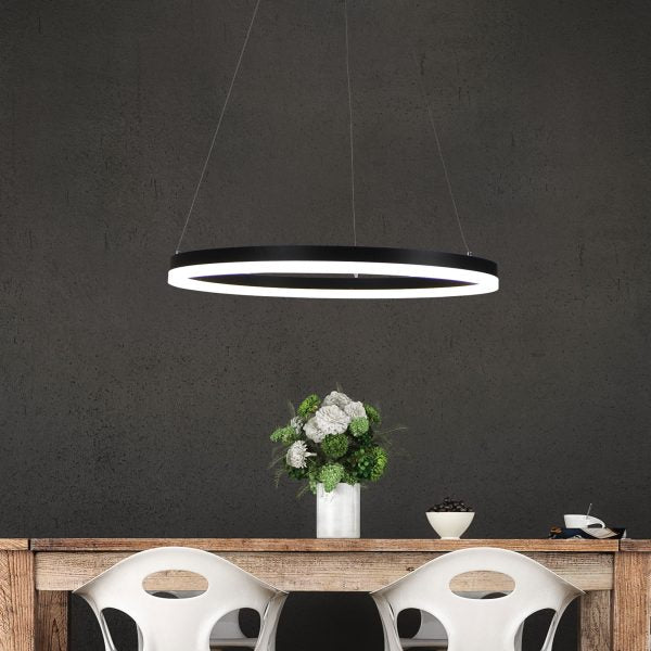 Oriel Lighting CRONUS.60 Modern TriColour LED Halo Pendant