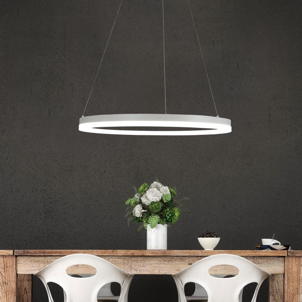 Oriel Lighting CRONUS.60 Modern TriColour LED Halo Pendant