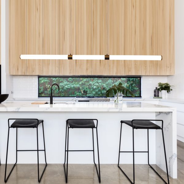 Oriel Lighting KALLITA Opal Matt TriColour LED Linear Pendant