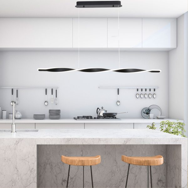 Oriel Lighting AEON TriColour LED Pendant Black