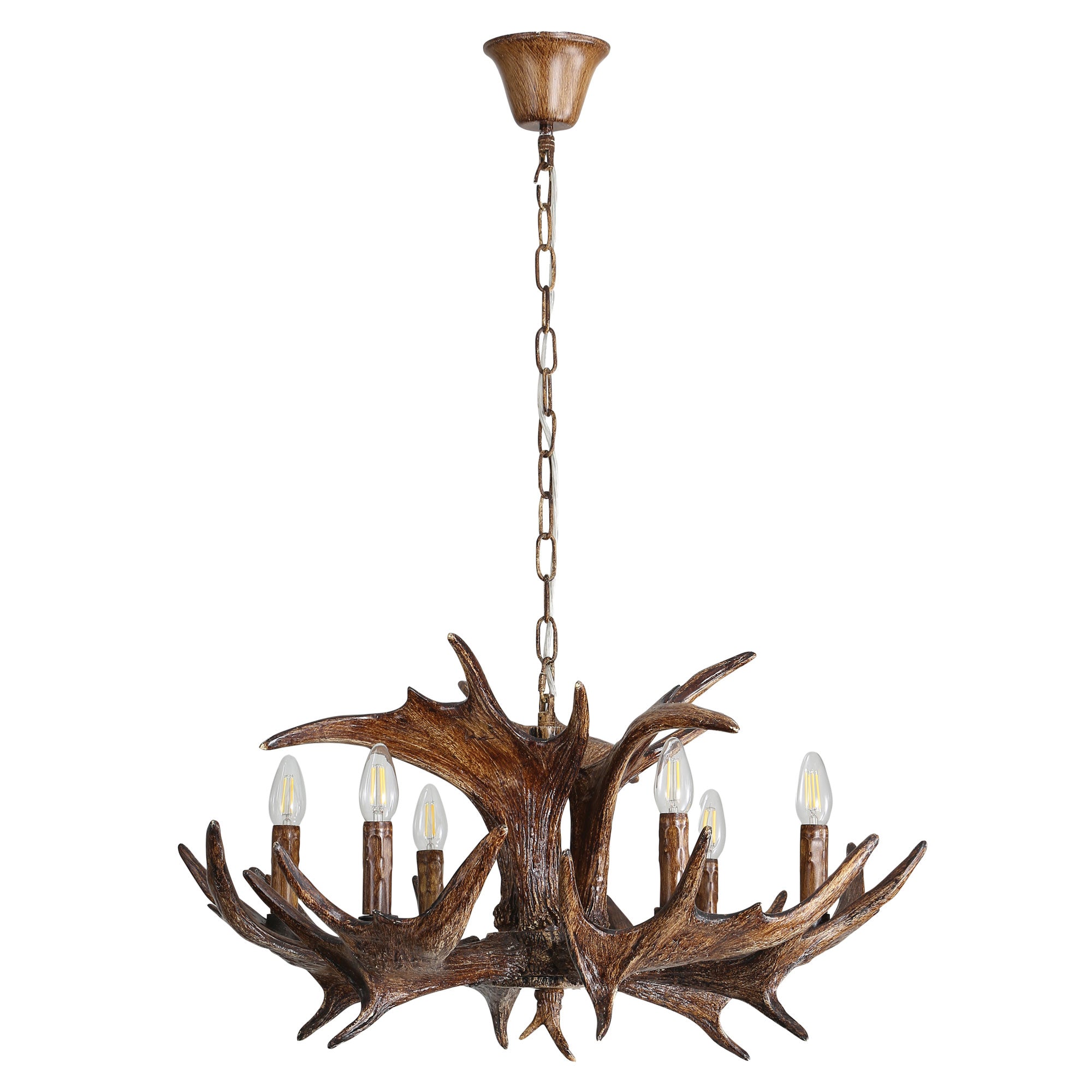 Oriel Lighting RAMURE Deer Antler Designer Pendant