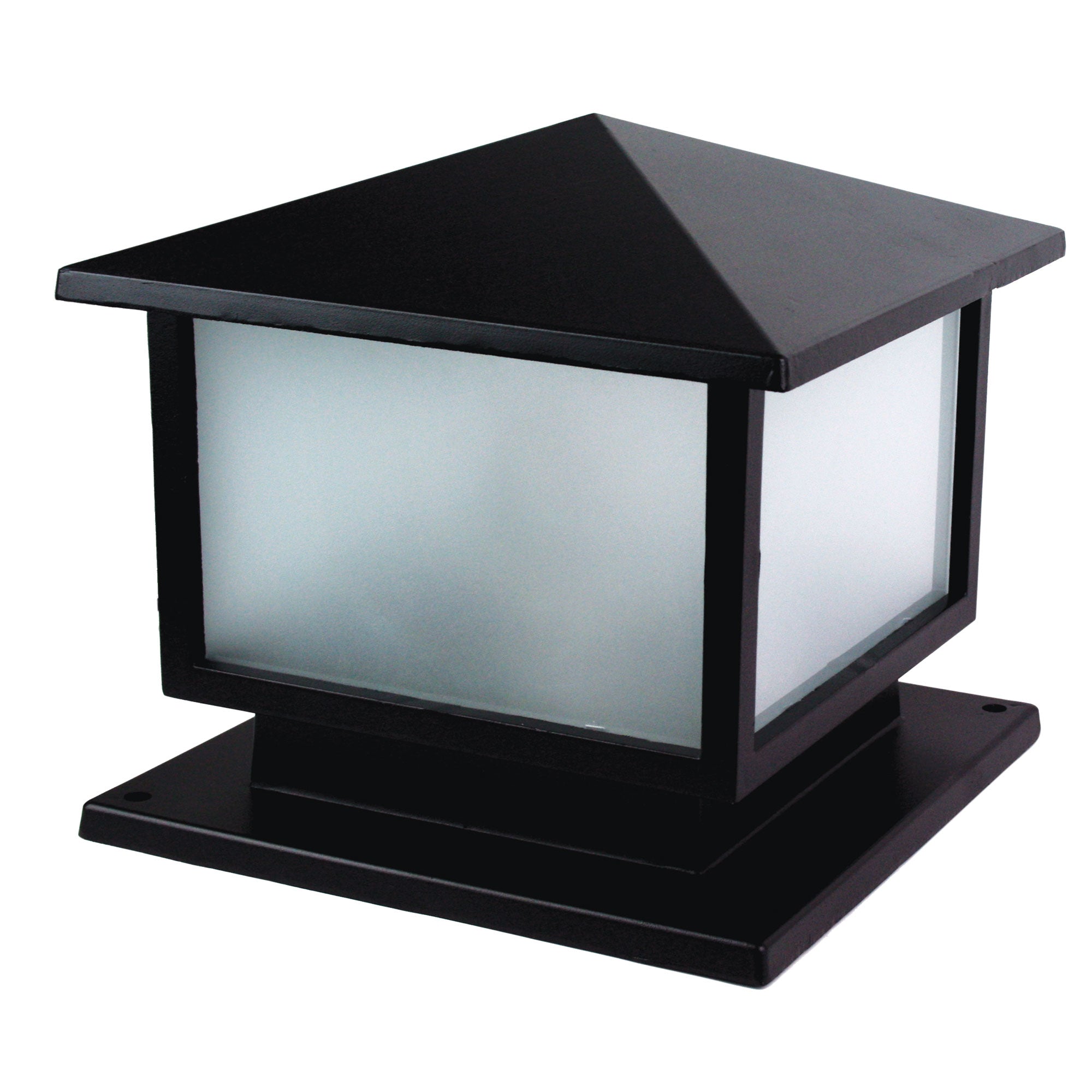 Oriel Lighting CORTEZ Outdoor Pillar Mount Black