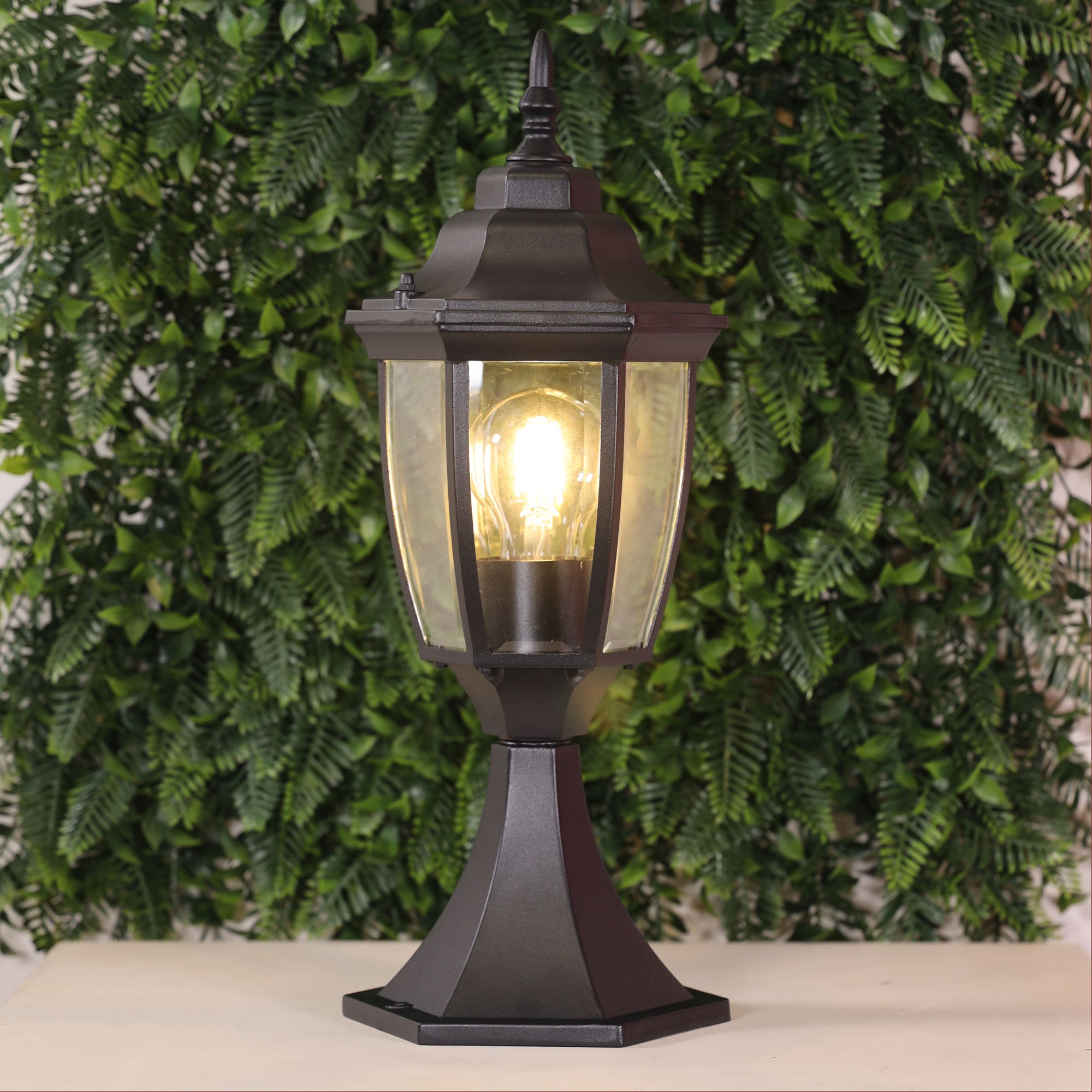 Oriel Lighting HIGHGATE NEWELL BLACK