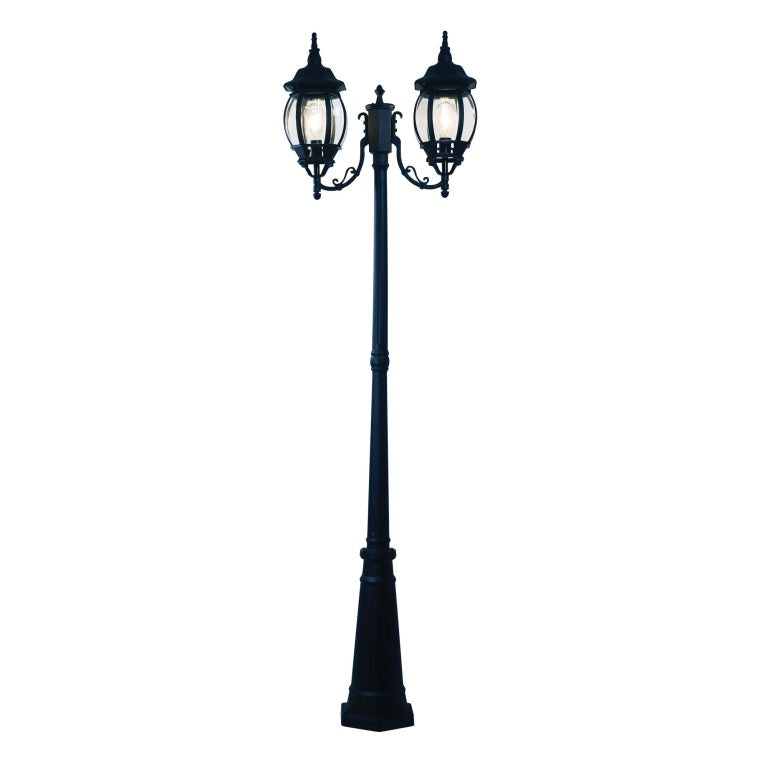 Oriel Lighting HIGHGATE TWIN BLACK