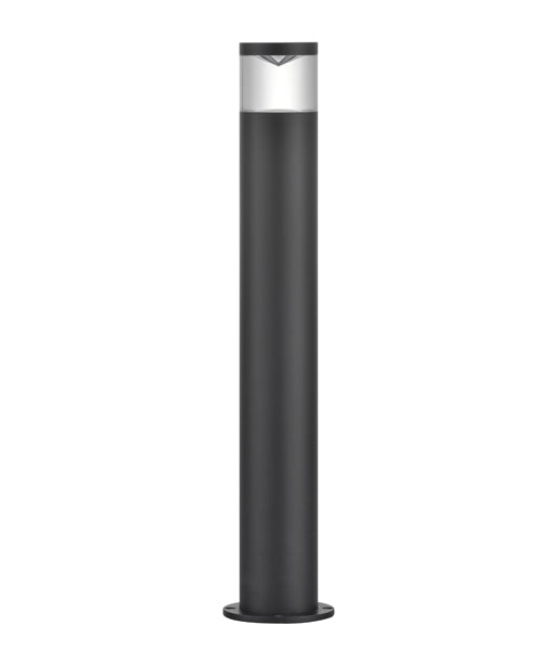 CLA PHARE: GU10 Surface Mounted Black Anti Glare Bollard Light