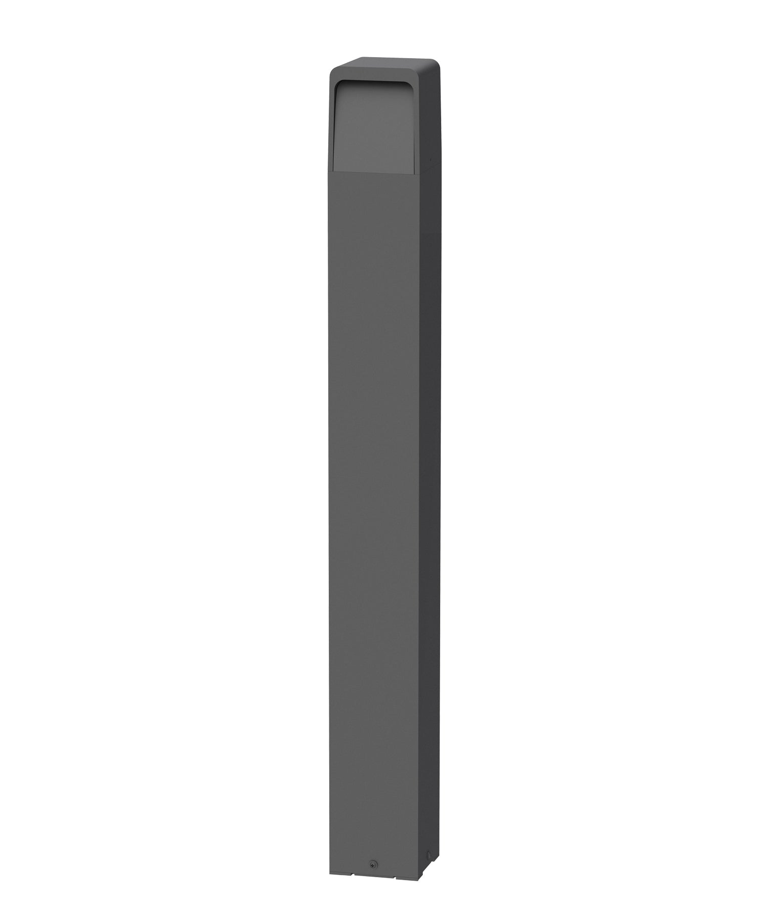 CLA TOREN: LED Tri-CCT Surface Mounted Dark Grey Bollard Light