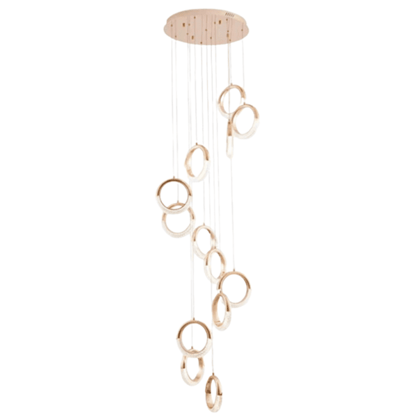 QZAO Lightings: Dangling Crystal Under Pendant