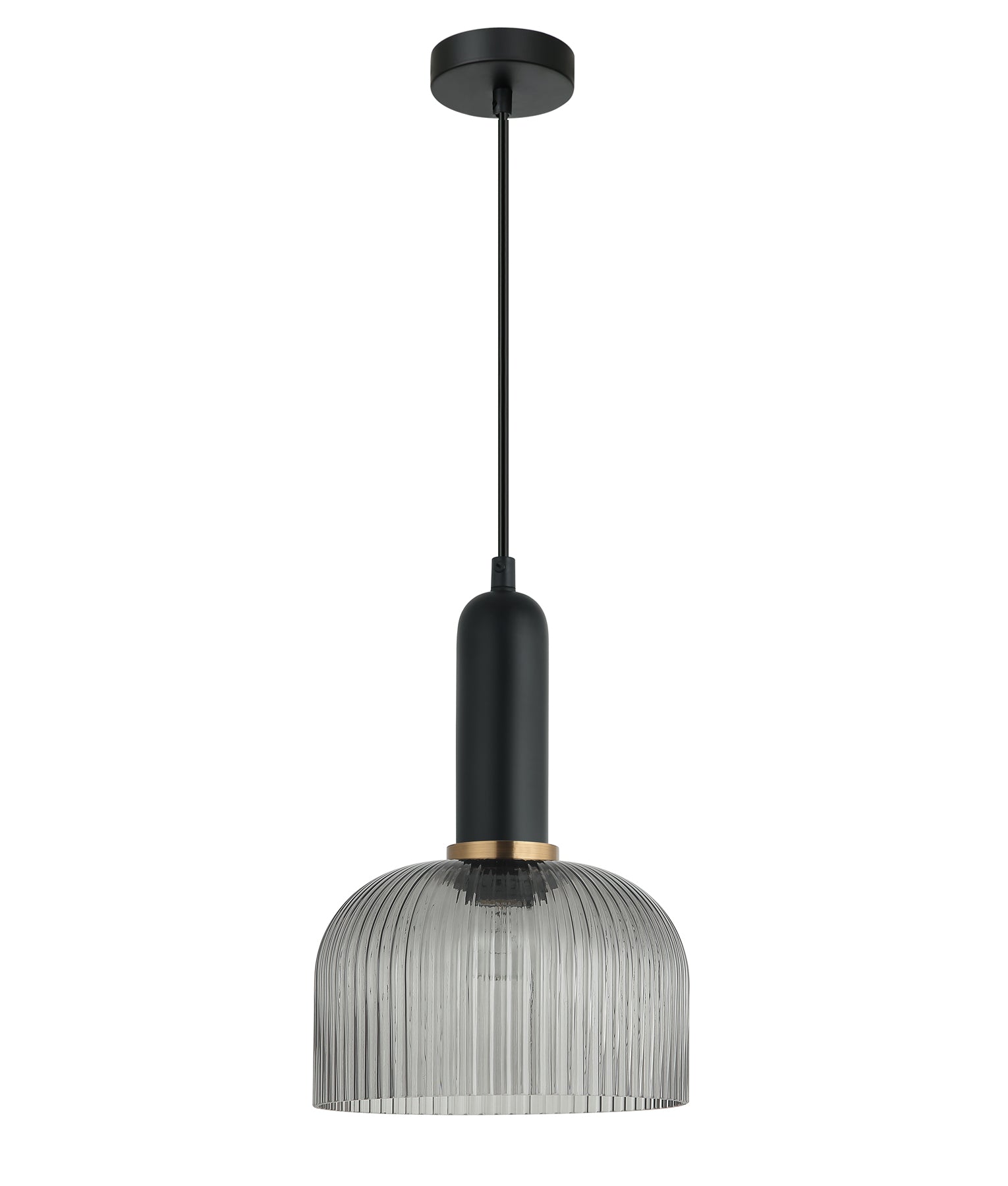 CLA Lighting-VINTAJ Retro Interior Ribbed Glass Pendant Lights