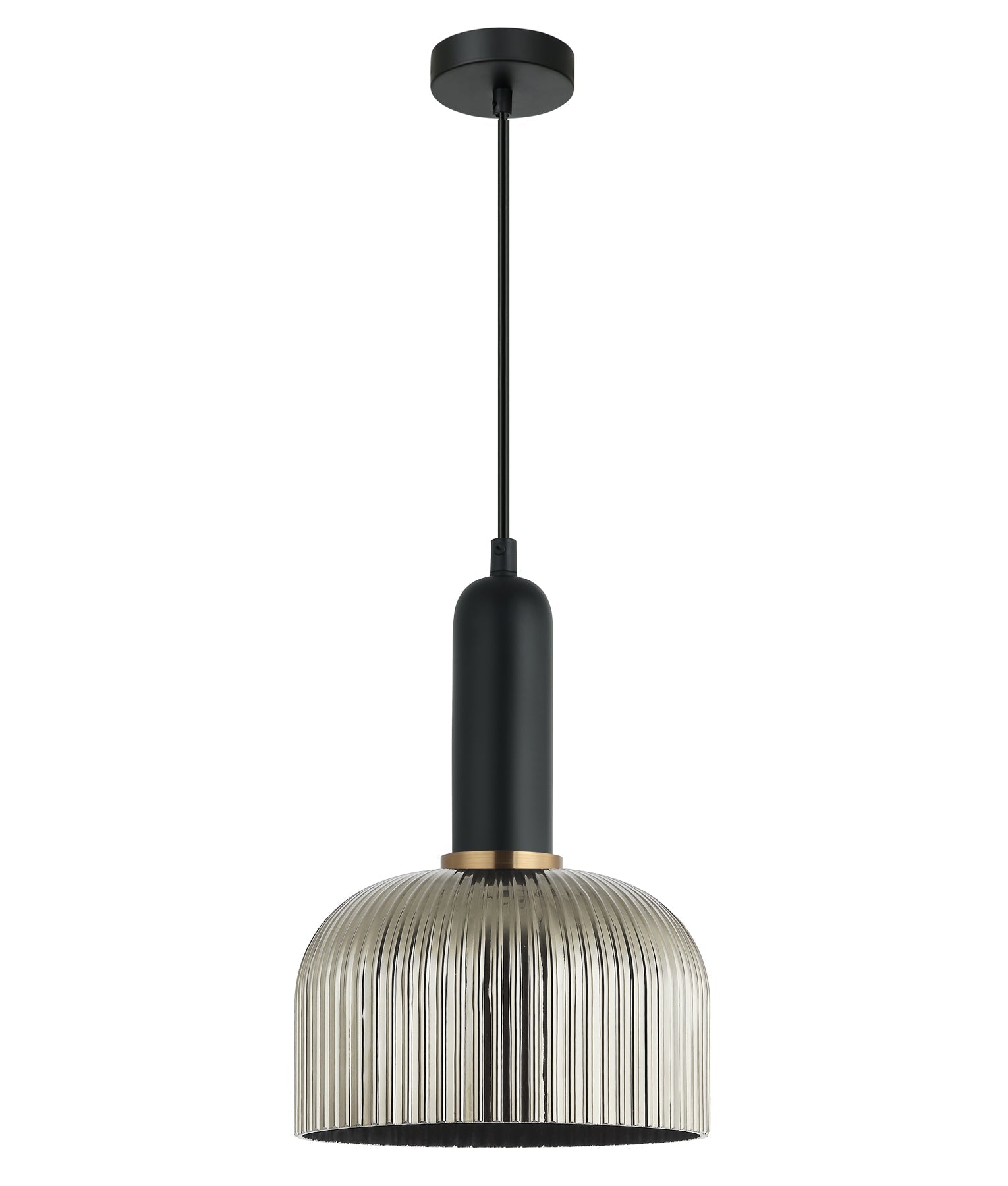 CLA Lighting-VINTAJ Retro Interior Ribbed Glass Pendant Lights