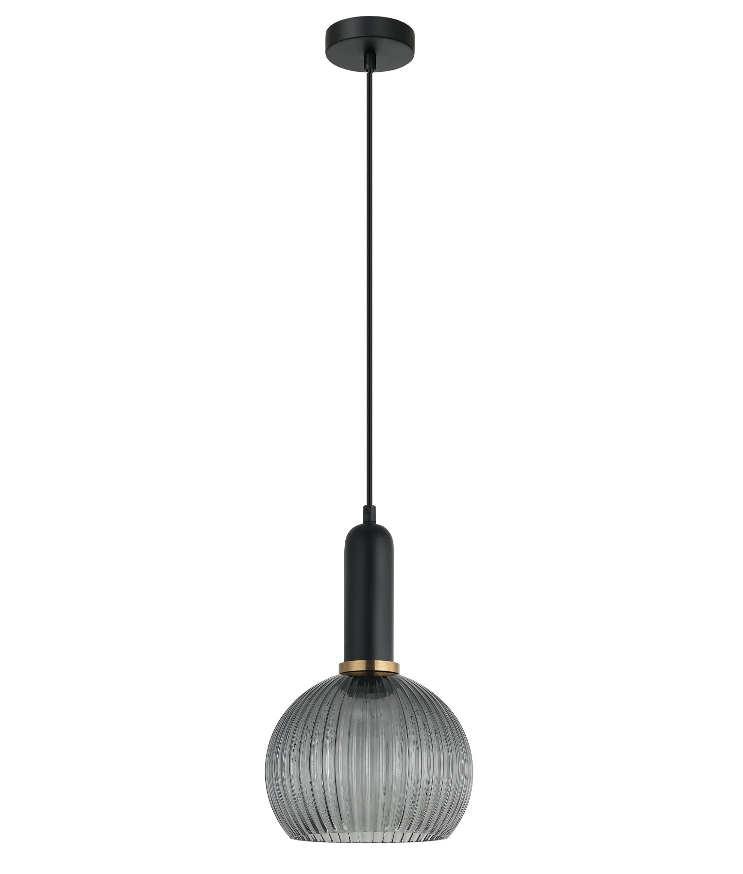 CLA Lighting-VINTAJ Retro Interior Ribbed Glass Pendant Lights