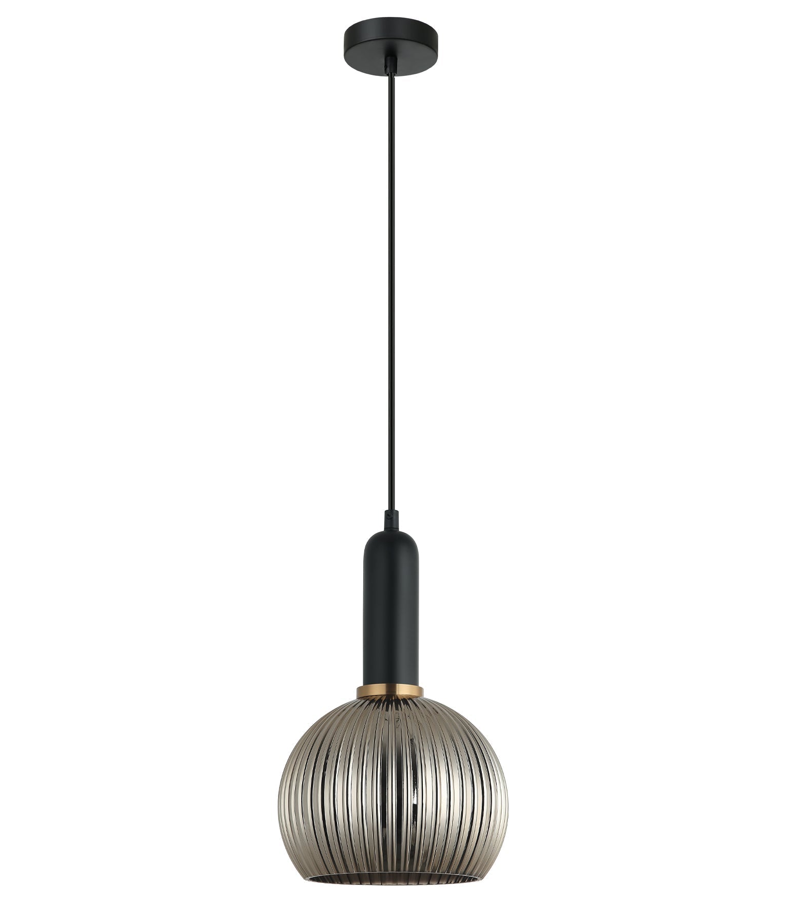 CLA Lighting-VINTAJ Retro Interior Ribbed Glass Pendant Lights