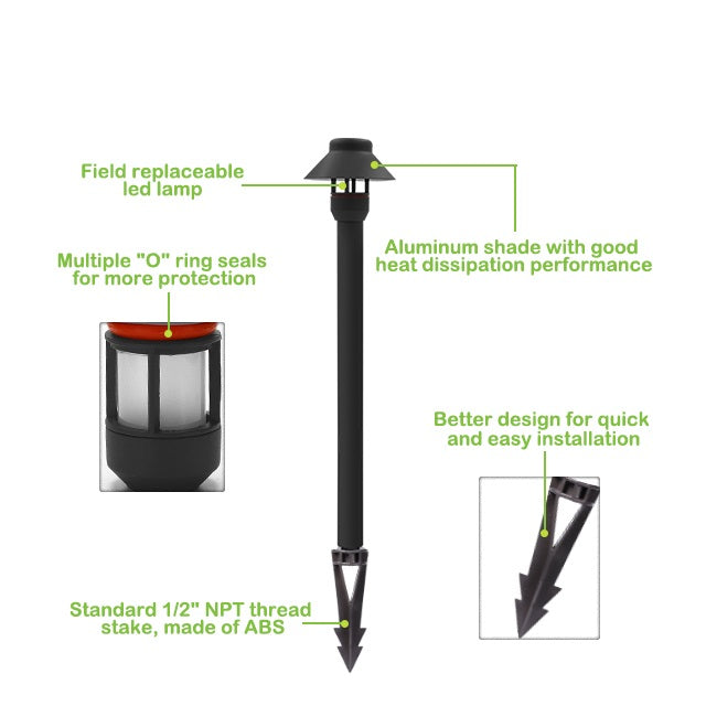 Pro Light Club Aluminum Path Light PPL1301