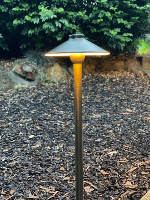 Pro Light Club Brass Path Light PPL2403WB