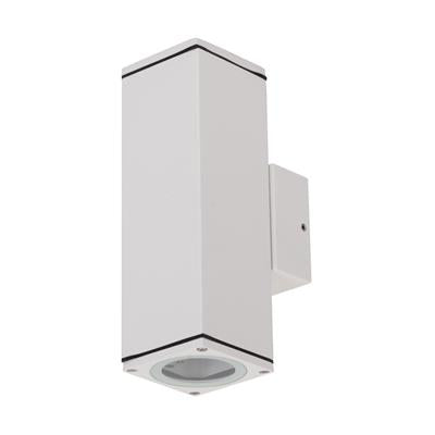 Domus ALPHA-2 Up/Down Exterior Wall Light - Textured White