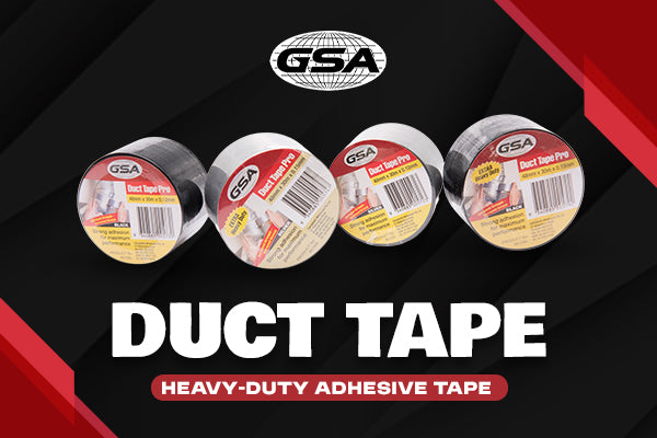 GSA DUCT TAPE PRO BLACK 0.12MM - 30MTR X 48MM