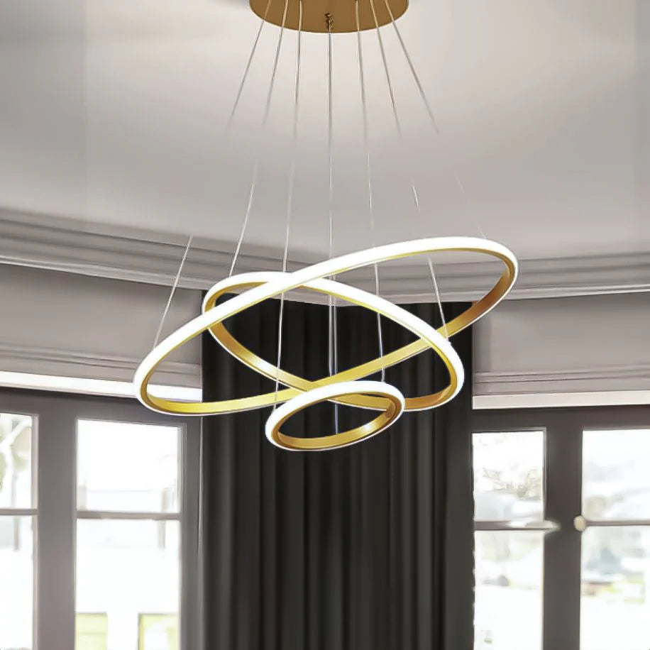 QZAO Lightings:Rimmed Three Rings QL-8021/3