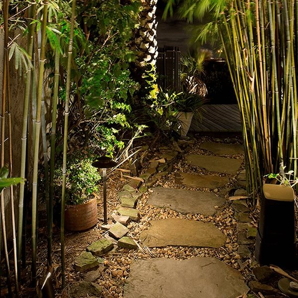 Pro Light Club Brass Two-Tier Path & Area Light PPL2306WB