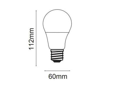 3A Lighting 9W A60 Tri-Colour LED Globe