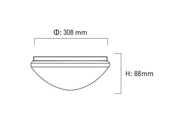 3A Lighting: 12W LED BUNKER LIGHT