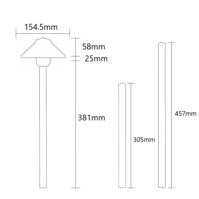 Pro Light Club Aluminum Path Light PPL1319