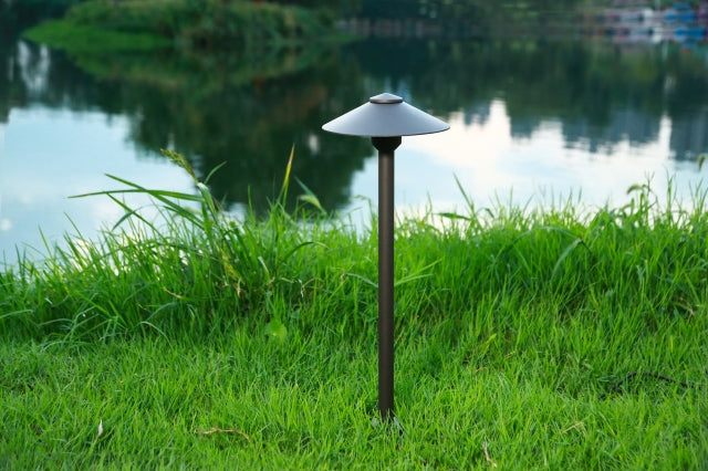 Pro Light Club Brass Path Light PPL2403WB