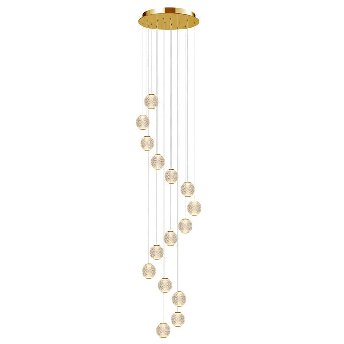 Vencha Langdon Gold Pendant Lights
