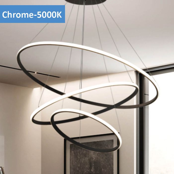 Vencha Lighting Crown 3 Ring Pendant Light