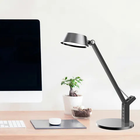 Vencha Lighting Hilda 8w LED Desk Lamp Silver
