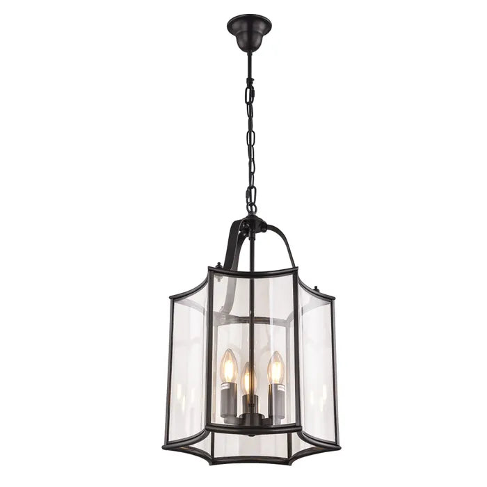 Vencha Lighting Brentwood Black Pendant Lights Medium