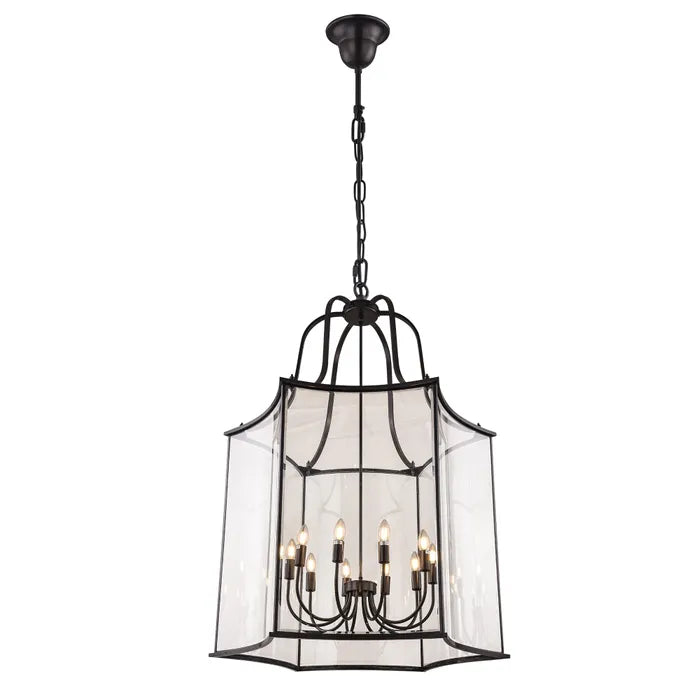 Vencha Lighting Brentwood Black Pendant Lights Extra Large