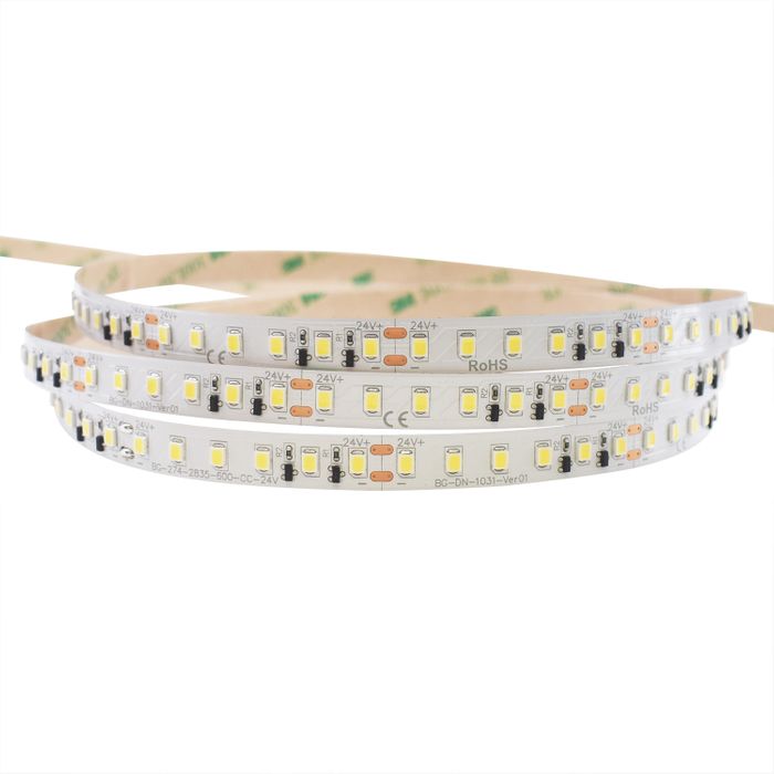Vencha Lighting: 9.6w 2835 Long Run LED Strip Light - 24v - IP20 - 1m