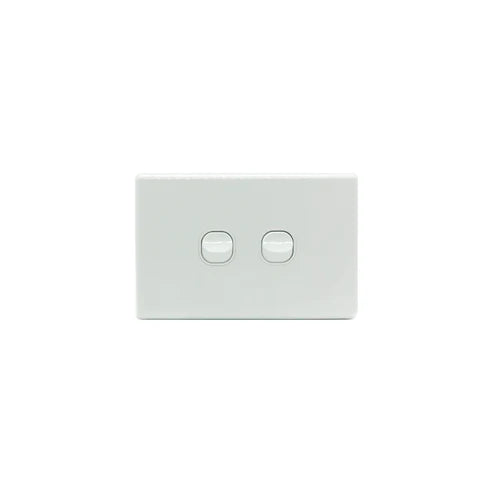 30512NLS 2 Gang Switch 10A Horizontal