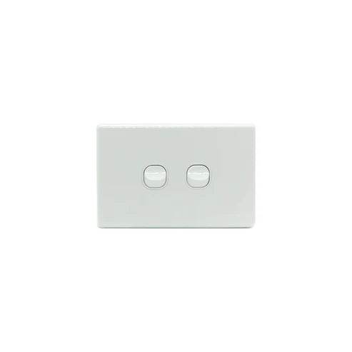 30512NLS 2 Gang Switch 10A Horizontal - ONE STOP LIGHTING