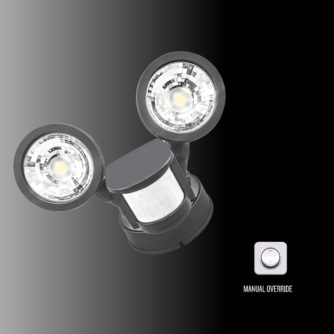 Cerian Lighting Security FL20 15W*2 sensor led floodlight