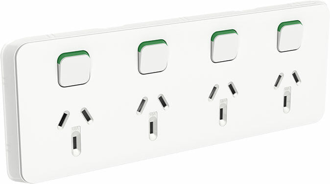 Clipsal Iconic Quad Powerpoint 10A
SKU: CL30154-VW