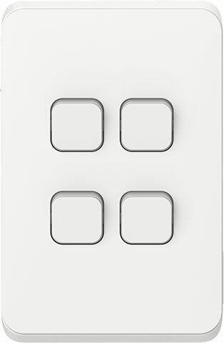 Clipsal Iconic 4 Gang Switch
SKU: CL3044VA-VW