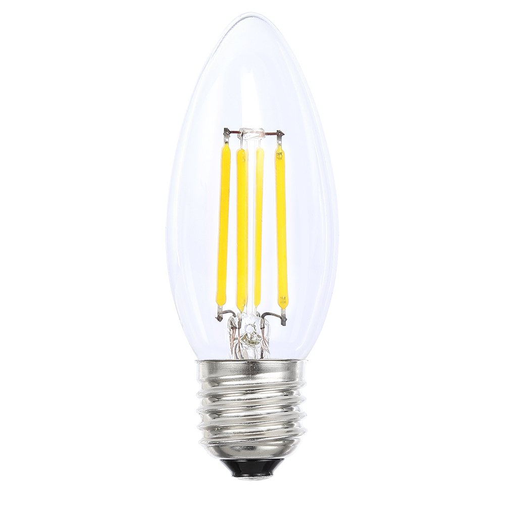 Lusion: Filament Candle Clear LED Globe 4W BC Dimmable 2700K