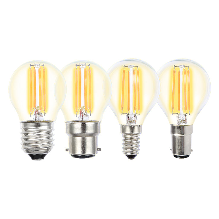 Lusion Fancy Round Filament LED Light Bulb E27 240V 4W 20231