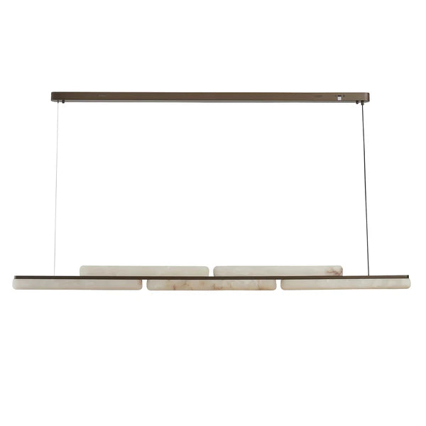 Lina Marble Pendant Light in Antique Brass or Brass