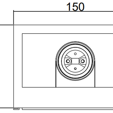 3A Lighting-ELTANIN 34 WALL LIGHT E27