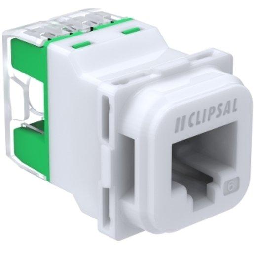 Clipsal RJ45 Jack Cat6 UTP 40M Translucent